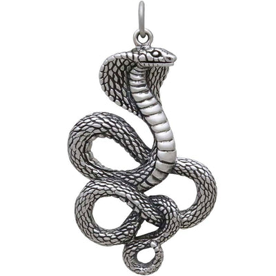 Sterling Silver Cobra Pendant