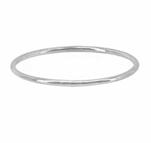 Sterling Silver 1mm Smooth Stacking Ring