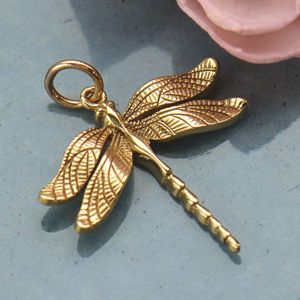 Realistic Dragonfly Pendant