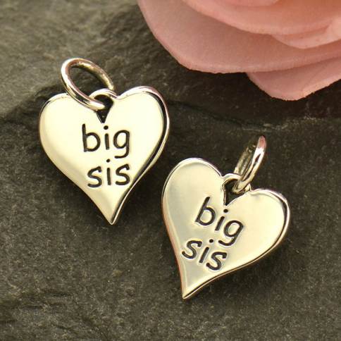 Big Sis Heart Charm