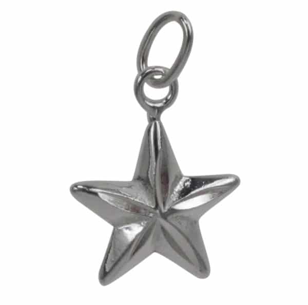 Sterling Silver Double-sided Nautical Star Charm
