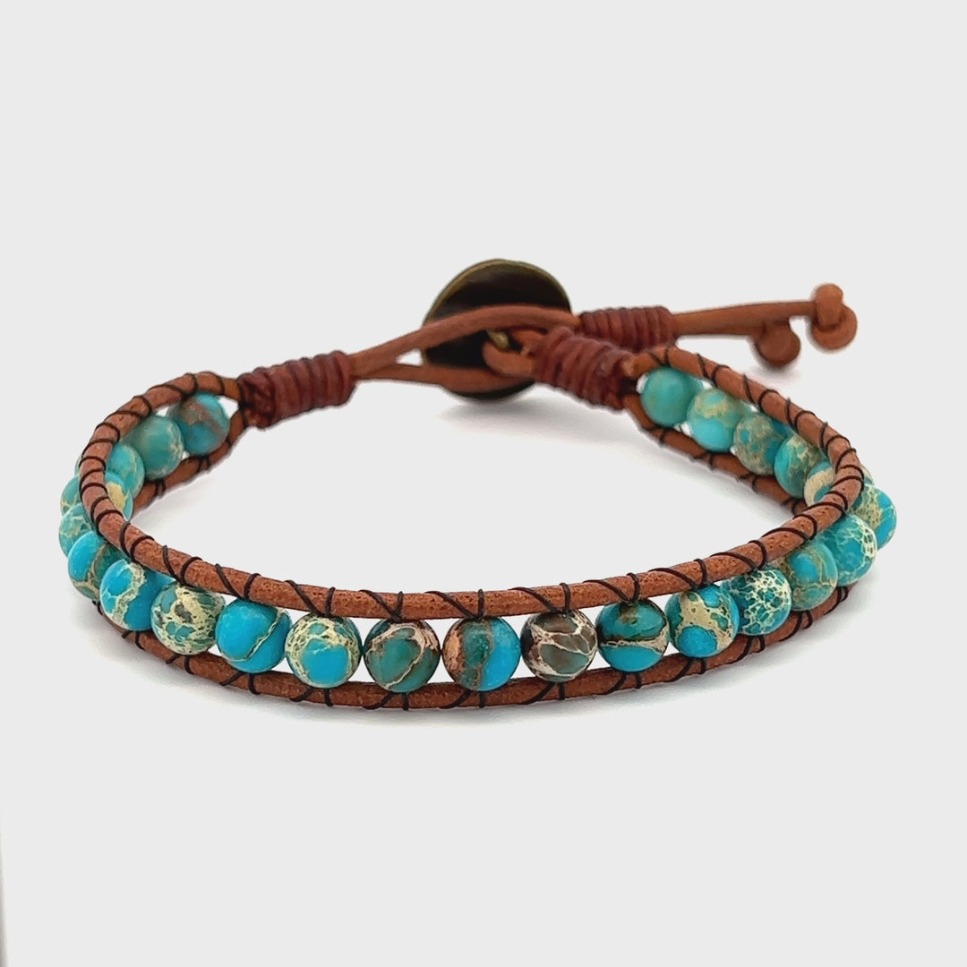 Regalite Leather Wrap Bracelet