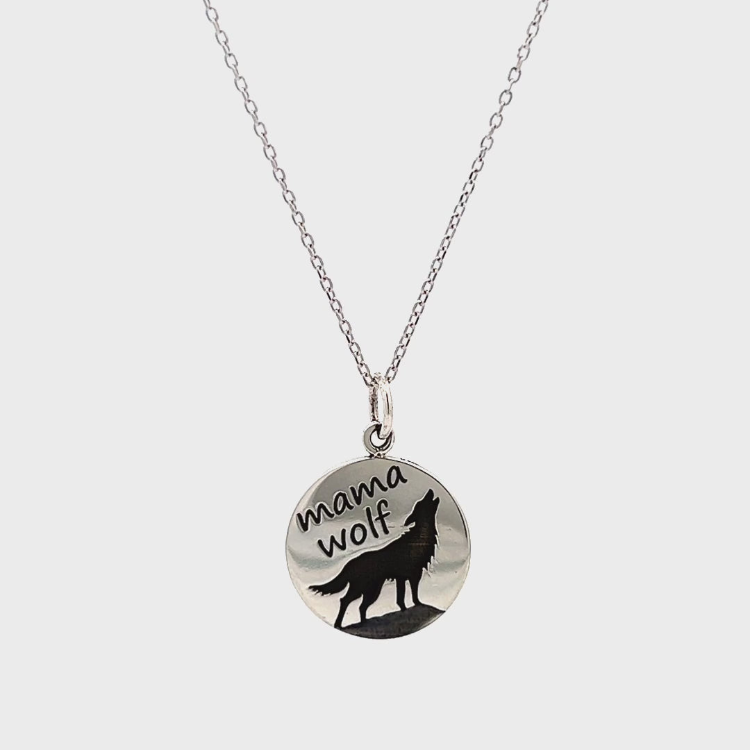 Mama Wolf Charm